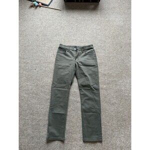 Lucky Brand Men's Olive Twill Straight Casual Pants, Size 31 x 32